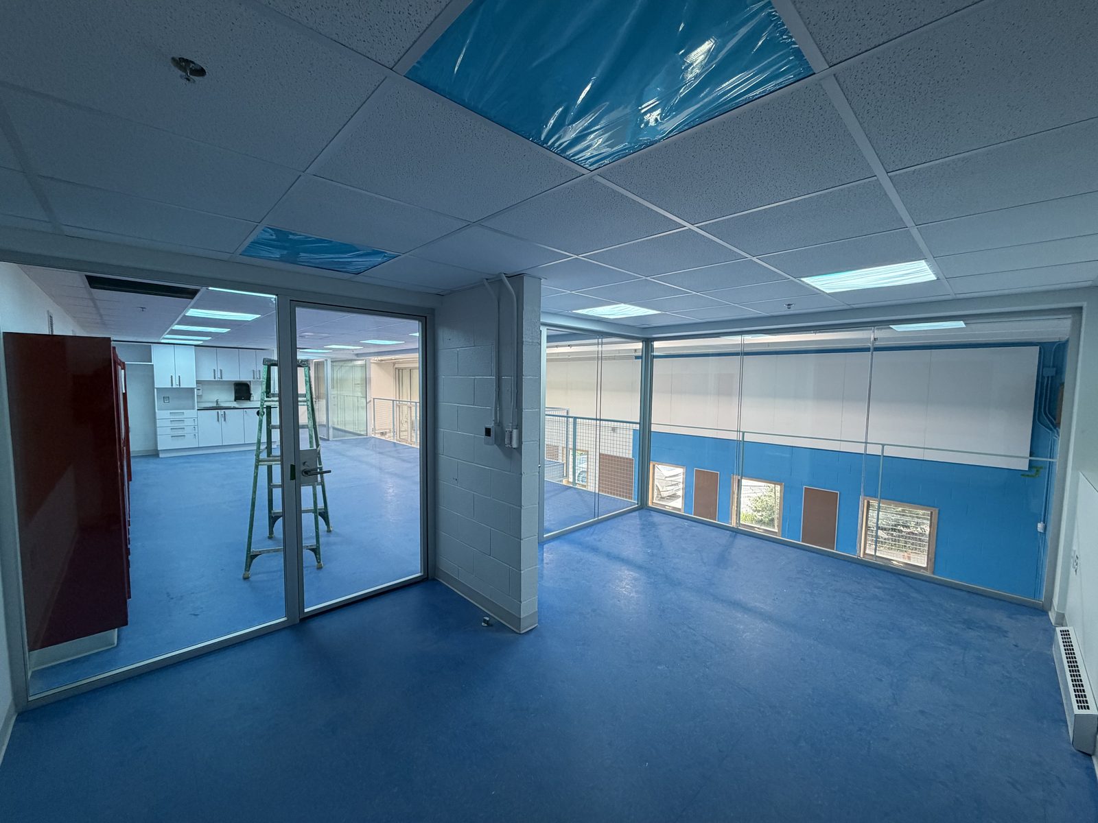 Étage supérieur — ménage après travaux, École Laurier
